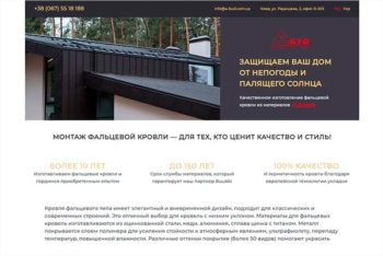 Замовити простий сайт, створення сайту візитки. Бориспіль, Київ.